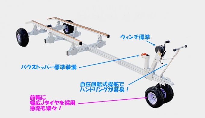 重量大型ボートランチャー